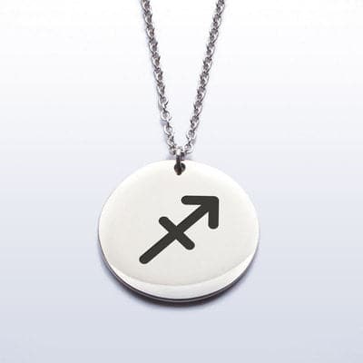 Sagittarius sign pendant for the risk takers.