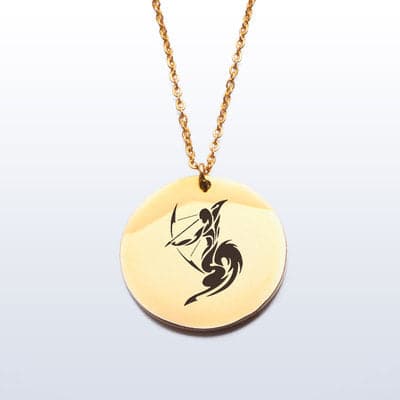 Sagittarius Gold Pendant to bring out your inner fire