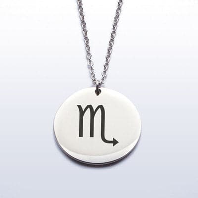 Scorpio sign pendant for the powerful and passionate.